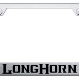 Longhorn Stainless Steel Frame - Laser Etched Brushed