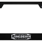 Longhorn Laramie Stainless Steel Frame - Laser Etched Black