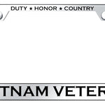 Vietnam Veteran Stainless Steel Frame - Etched Mirrored