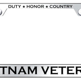 Vietnam Veteran Stainless Steel Frame - Etched Mirrored
