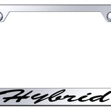 Hybrid Script Stainless Steel Frame - Laser Etched Mirrored