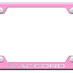 Accord Steel Wide Body Frame - Laser Etched Pink