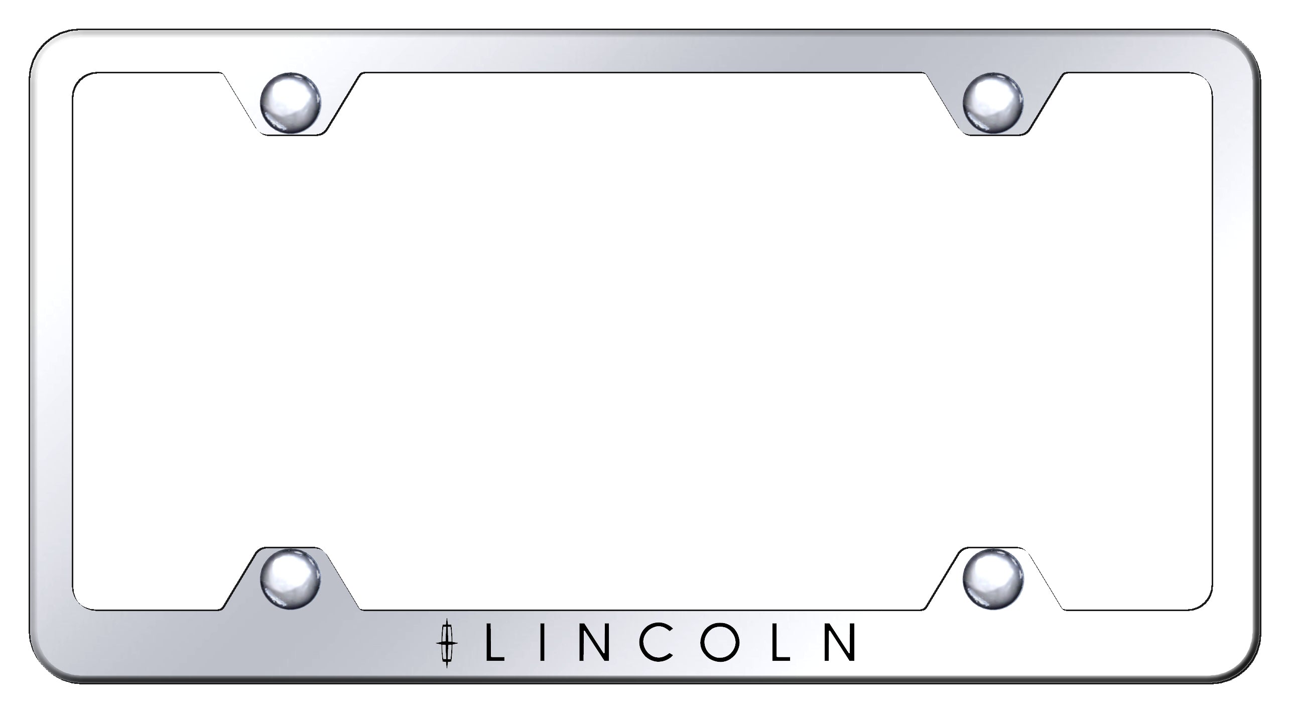 Lincoln Steel Wide Body Frame - Laser Etched Mirrored