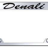 Denali Script Steel Truck Cut-Out Frame - Etched Mirrored