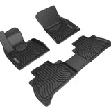 All-Weather Custom-Fit Floor Mats for BMW X5 (G05) 2019-2025 – 5-Passenger – Black – Front & Rear with Non-Slip Backing