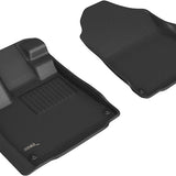 All-Weather Custom-Fit Floor Mats for Acura Mdx 2022-2025 with Non-Slip Backing - Black - 1st Row