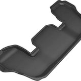 All-Weather Custom-Fit Floor Mats for Acura / Honda Mdx / Pilot 2022-2025 with Non-Slip Backing - Black - 3rd Row