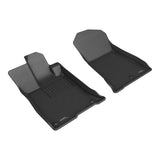 All-Weather Custom-Fit Floor Mats for Acura Tlx 2021-2025 with Non-Slip Backing - Black - 1st Row