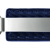 Blank Carbon Fiber Leather Key Fob - Navy