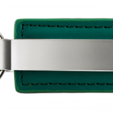 Blank Leather Key Fob - Green