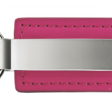 Blank Leather Key Fob - Pink