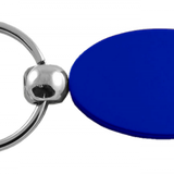 Blank Oval Key Fob - Blue