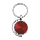 Blank Spinner Key Fob - Burgundy
