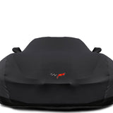 Chevrolet Corvette C6 2005-2013 Indoor Car Cover With C6 Flag Logo