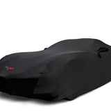 Chevrolet Corvette C6 2005-2013 Indoor Car Cover With C6 Flag Logo