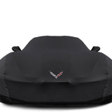 Chevrolet Corvette C7 2014-2019 Indoor Car Cover With C7 Flag Logo
