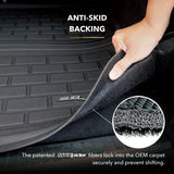 All-Weather Custom-Fit Floor Mats for Acura Rdx 2013-2018 with Non-Slip Backing - Black - Cargo Liner