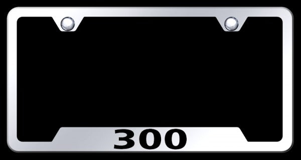 Chrysler 300 Cut-Out Frame - Laser Etched Mirrored