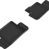 All-Weather Custom-Fit Floor Mats for Ferrari Portofino M 2021-2023 with Non-Slip Backing - Black - 2nd Row