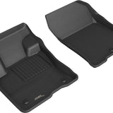 All-Weather Custom-Fit Floor Mats for Ford Bronco Sport 2021-2025 with Non-Slip Backing - Black - 2nd Row