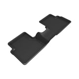 All-Weather Custom-Fit Floor Mats for Ford Maverick 2022-2024 with Non-Slip Backing - Black - 2nd Row