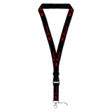 Ford Bronco Red on Black Lanyard