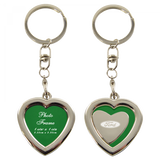 Ford Heart Shaped Photo Key Fob - Green