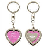 Ford Heart Shaped Photo Key Fob - Pink