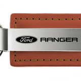 Ford Ranger Leather Key Fob - Brown