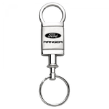Ford Ranger Satin-Chrome Valet Key Fob - Silver