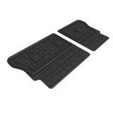 All-Weather Custom-Fit Floor Mats for Genesis Gv70 2022-2025 with Non-Slip Backing - Black - Seatback Protector