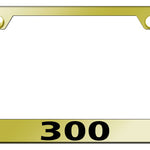 Chrysler 300 Cut-Out Frame - Laser Etched Gold