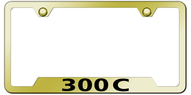 300C Cut-Out Frame - Laser Etched Gold