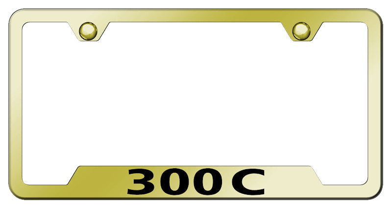 300C Cut-Out Frame - Laser Etched Gold