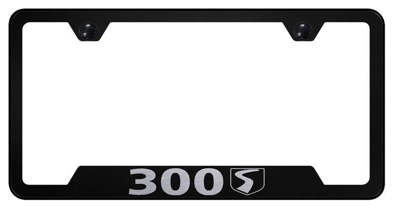 300S Cut-Out Frame - Laser Etched Black