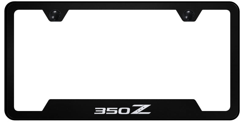 350Z Cut-Out Frame - Laser Etched Black