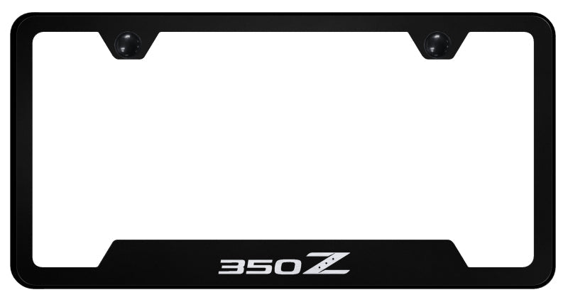 350Z Cut-Out Frame - Laser Etched Black