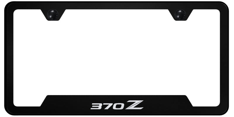 370Z Cut-Out Frame - Laser Etched Black