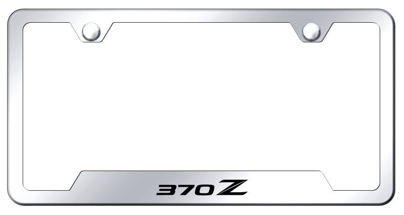 370Z Cut-Out Frame - Laser Etched Mirrored