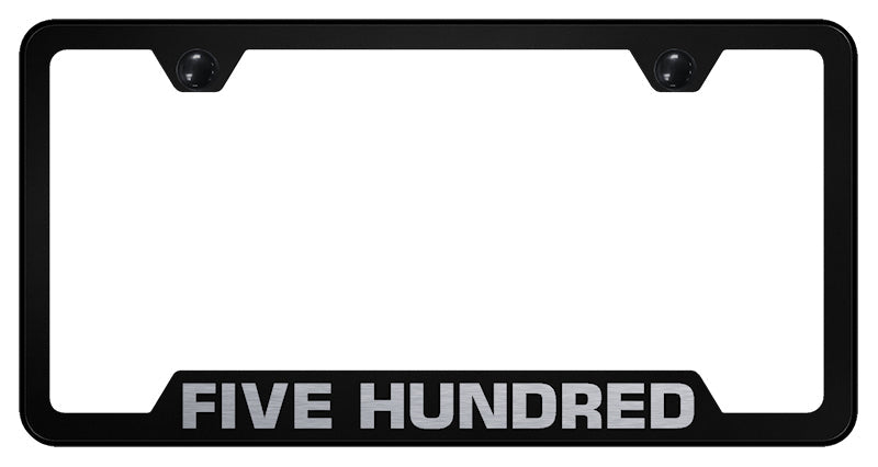 Ford 500 Cut-Out Frame - Laser Etched Black