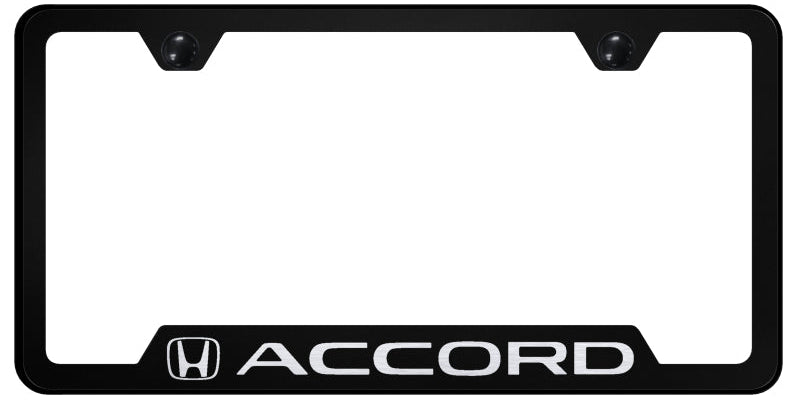 Accord Cut-Out Frame - Laser Etched Black