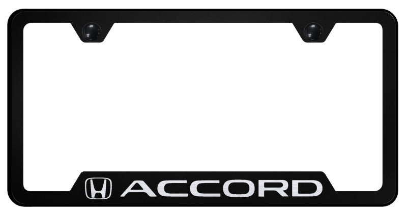 Accord Cut-Out Frame - Laser Etched Black