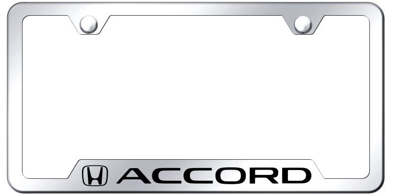 Accord Cut-Out Frame - Laser Etched Mirrored