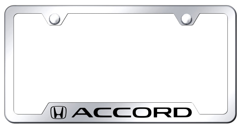 Accord Cut-Out Frame - Laser Etched Mirrored