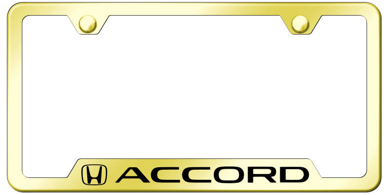 Accord Cut-Out Frame - Laser Etched Gold