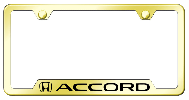 Accord Cut-Out Frame - Laser Etched Gold