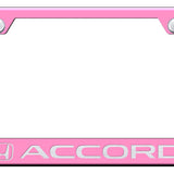 Accord Cut-Out Frame - Laser Etched Pink