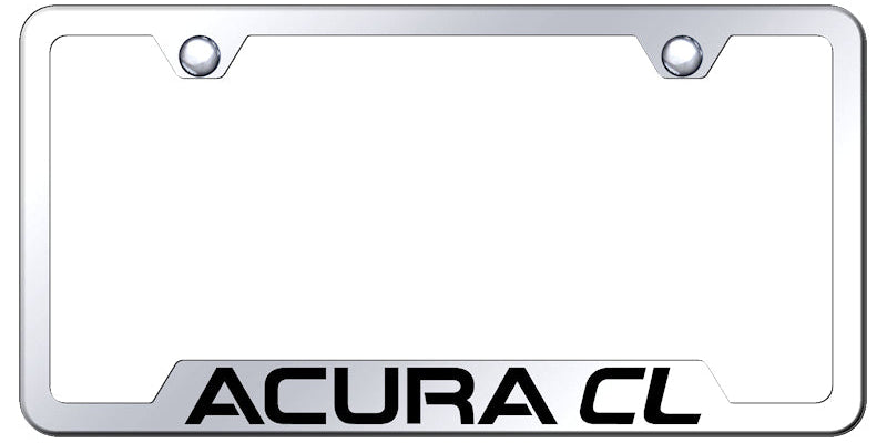 Acura CL Cut-Out Frame - Laser Etched Mirrored