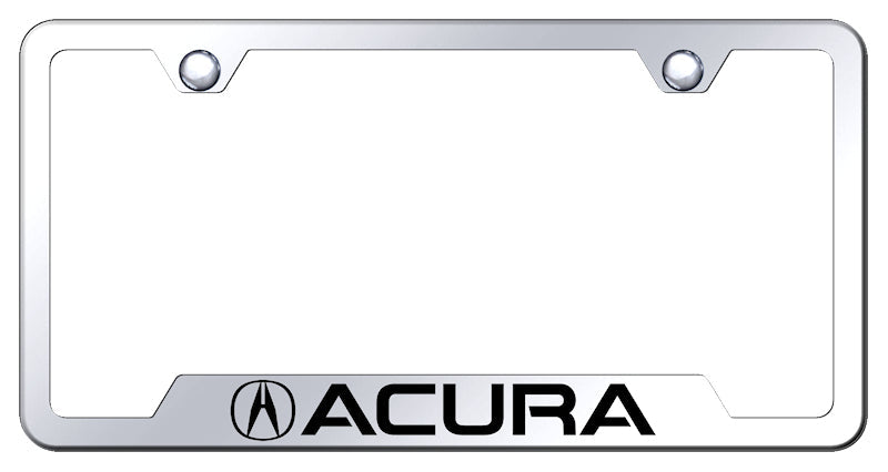 Acura Cut-Out Frame - Laser Etched Mirrored