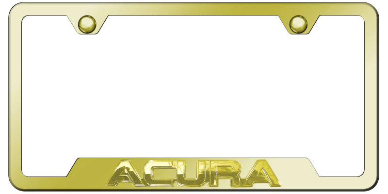 Acura OEM Cut-Out Frame - Gold on Gold